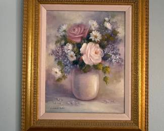 Floral Still Life Oil Painting by Joanne