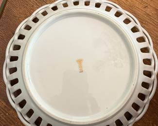 PM Porcelain Pierced Floral Bowl