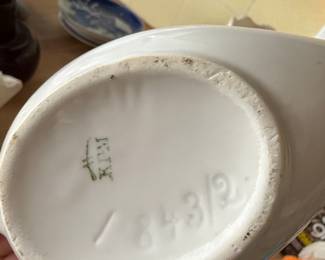 KPM Berlin Porcelain Invalid Feeder
