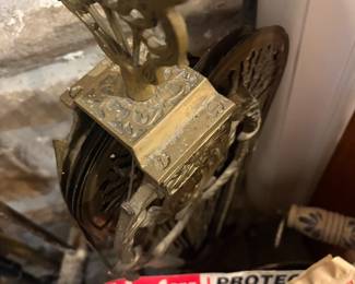 Brass fireplace billow 