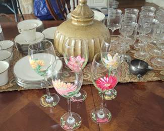 Beautiful Hand Painted Glasses