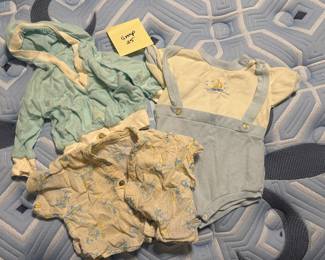 Vintage handmade baby boy's shirts