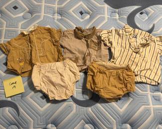 Vintage baby boy's shirts and diaper covers