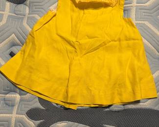 Vintage baby girl's yellow dress (cute in person)