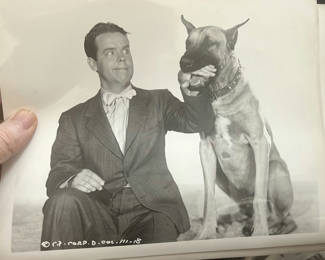 Lot 68: Blondie And Dagwood Movie Stills Original B&W With Great Dane And Baby Dumpling