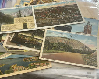 Lot 78: Linen Postcard Lot 1940’s US Most Unused
