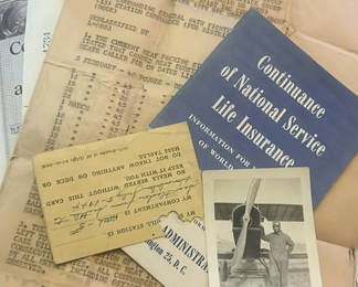 Lot 31: Lot WWII Military Ephemera