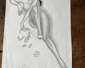 Lot 137: Betty Page 2 Illustrator Artists Signed Prints