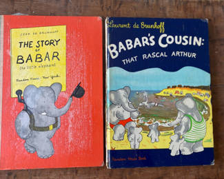 Lot 83: Babar Books Lot Of 2