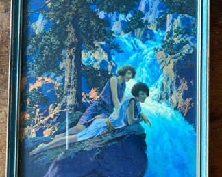 Lot 102: Small Maxfield Parrish Framed Print