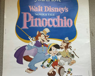 Lot 118: 3 Disney Favorites Original Vintage Rolled Movie Posters