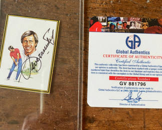 Lot 140: Steve Ballesteros Autographed Trading Card with COA