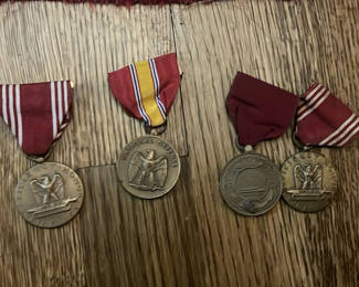 Lot 4: 4 WWII - Vietnam US Military Good Conduct Medals