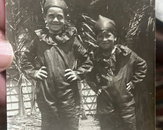 Lot 9: 1930S Photograph Of Two Boys Dressed As Brownies