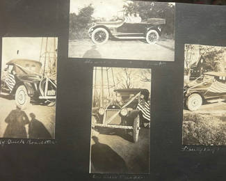 Lot 66: 1920s Automobile Original Photos & Flags