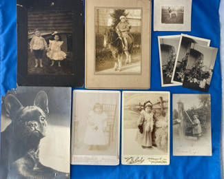 Lot 125: Children, Young And Old, and Dogs Cabinet Photos, Photos