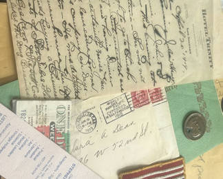 Lot 37: Ephemera Lot Old Letters And Such