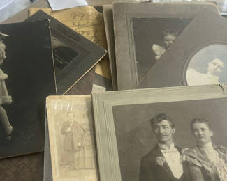 Lot 42: Antique Cabinet Photo Lot Of Portraits Circuit 1900