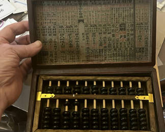 Lot 56: Vintage Chinese Abacus Suanpan In Original Box