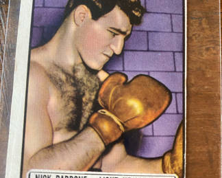Lot 146: Nick Barrone - Light Heavyweight Ringside Trading Card