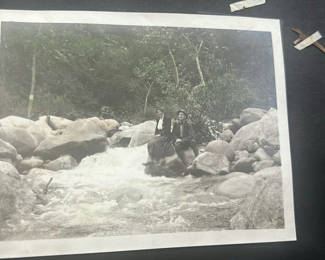 Lot 64: Coming Photos California Mountains 1916 Guides Come Colorized