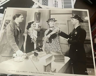 Lot 53: 15 Black And White Movie Stills 1940 - 70’s Oh God