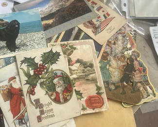 Lot 36: Christmas And Antique Vintage Postcard Lot