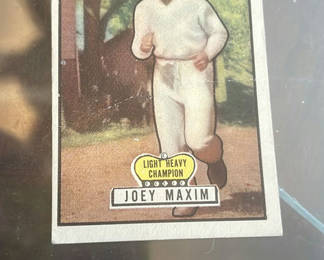 Lot 21: Joey Maxim #8 Ringside Boxing Card