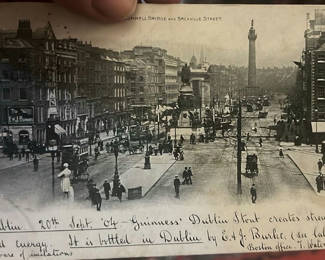 Lot 6: 1904 Guinness Advertising Postcard EJ Burke Boston
