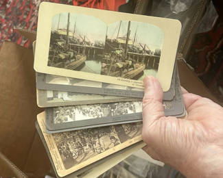 Lot 73: Eight Stereo Cards Related To Japan 1900S To 1920S