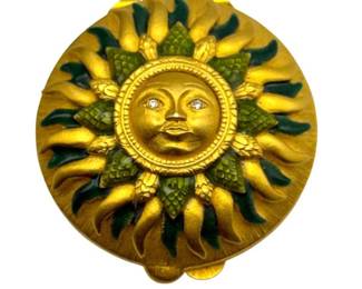 Bob Mackie Celestial Sun Crystal Trinket Box