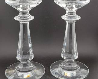 Waterford Crystal large candlesticks Illuminology