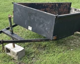 solid, professionally made utility trailer, bumper pull good floor, tires, ready to roll