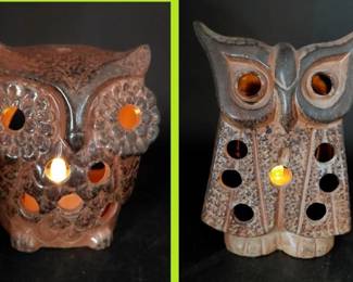 candle lamps / fairy lamps owls halloween interest