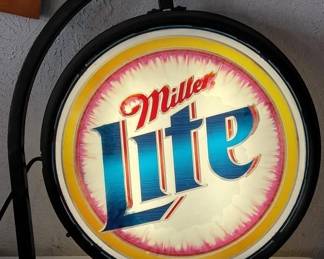 Miller Lite double sided large lighted sign