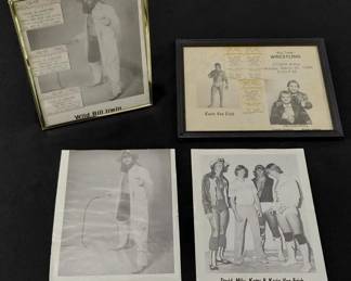 Collection of Von Erich wrestling photos, several are autographed