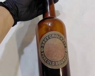 Rare Davy Crocket whiskey bottle