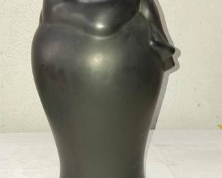large 15" vase with nude form at top