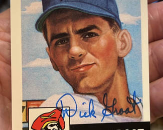 Lot 146: Dick Groat 1953 Topps Archives Autographed Baseball Card Pittsburgh Pirates