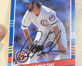Lot 91: 1991 Donruss Autographed Card, Chicago Cubs, Paul Assenmacher With Coa
