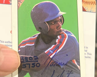 Lot 98: Don White 1995 Old Judge Signiture Rookie Autographed, Baseball Card, Mets