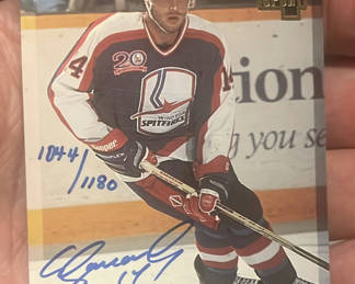 Lot 101: Ed Jovanovski Four Sport Autographed Hockey Card 1994 1044/1189