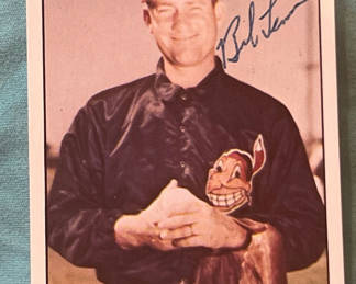 Lot 123: Bob Lemon 1979 Topps Autographed Baseball Card Cleveland Indians COA HOF