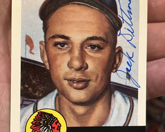 Lot 144: Jack Dittmer Autographed Baseball Card Milwaukee Braves