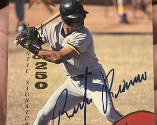 Lot 99: Reuben Rivera Signature Rookie Card 1995 Signature Rookies Tampa