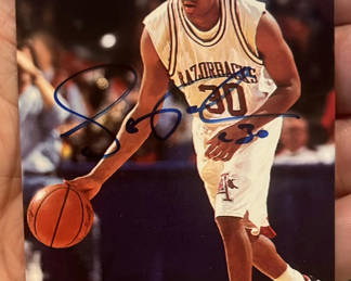 Lot 135: Scotty Thurman Basketball Autographed Card Arkansas Razorbacks