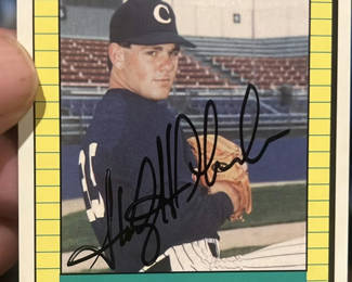 Lot 96: Sterling Hitchcock Prince William, CannonāS Autograph Rookie Card 1991 Baseball