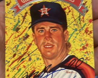 Lot 133: 1992 Leaf Jeff Bagwell MLB HOF Baseball Card With COA Astros