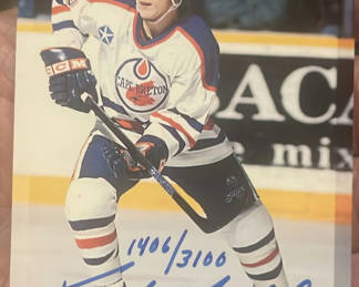 Lot 107: Todd Marchant 1994 Hockey 4 Sport Rookie Autographed Card