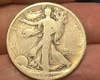 Lot 157: 1920 Philadelphia Silver Walking Liberty Half Dollar United States